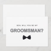 Kaart met opvallende contouren voor het vragen aan (Voorkant / Achterkant)