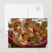 kaart met peperkoekmannetjeskoekjes (Voorkant / Achterkant)