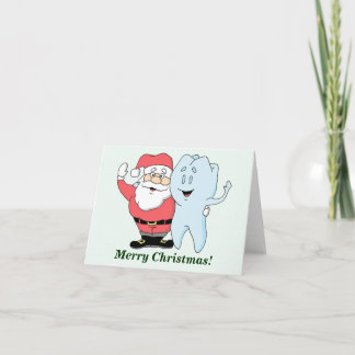Kaart met "pretkerst"
