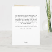 Kaart met recept (Achterkant)