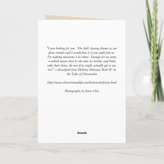 Kaart met recept (Achterkant)