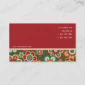 Kaart met rood en groen profiel voor ventilatorven visitekaartje (Achterkant)