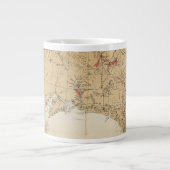 Kaart met Routes van San Francisco naar Alaska Grote Koffiekop (Voorkant)