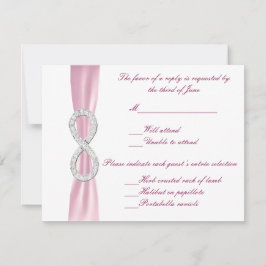 Kaart met roze diamanten indringende weddenschap