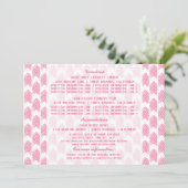Kaart met roze stammeninformatie (Staand voorkant)