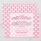 Kaart met roze stammeninformatie (Voorkant / Achterkant)