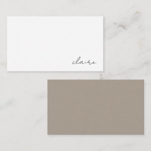 Kaart met speciale papierkaartjes