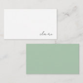 Kaart met speciale papierkaartjes (Voorkant / Achterkant)