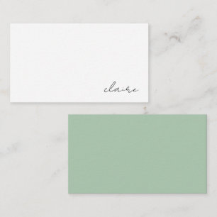 Kaart met speciale papierkaartjes