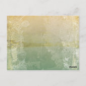 Kaart met tabelnummer  Floral Antiek Victoriaans (Achterkant)