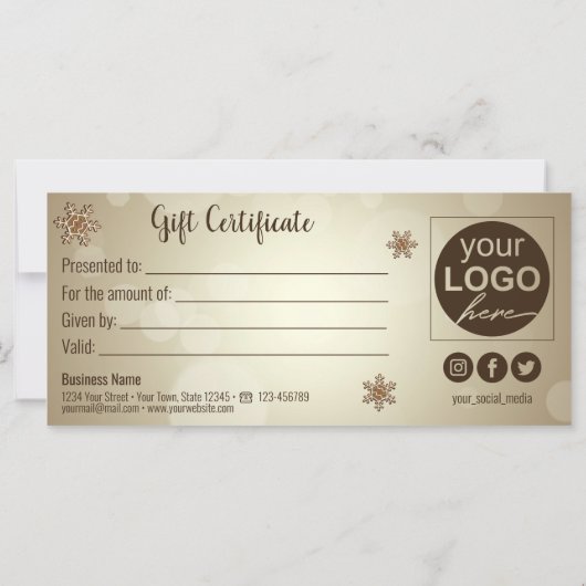 Kaart met tastmakerij voor kerstbomen (Achterkant)