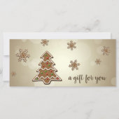 Kaart met tastmakerij voor kerstbomen (Voorkant)