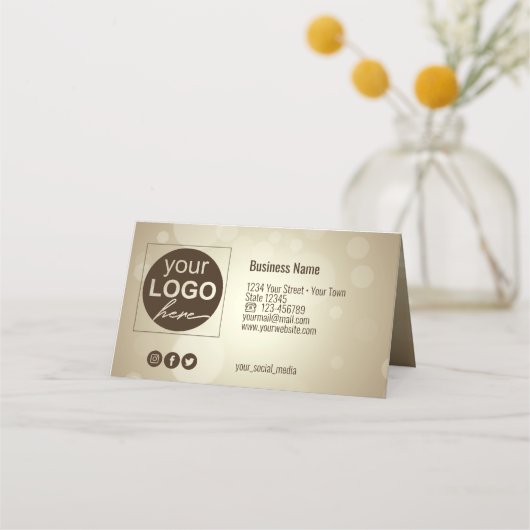 Kaart met tastmakerij voor kerstbomen plaatskaartje (Achterkant)