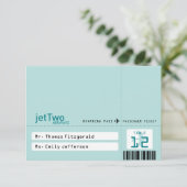 Kaart met Ticket Tented Seat (Staand voorkant)