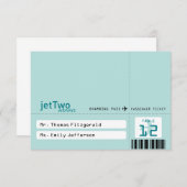 Kaart met Ticket Tented Seat (Voorkant / Achterkant)