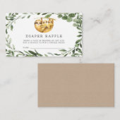 Kaart met twee sleuven voor luer Baby shower (Voorkant / Achterkant)