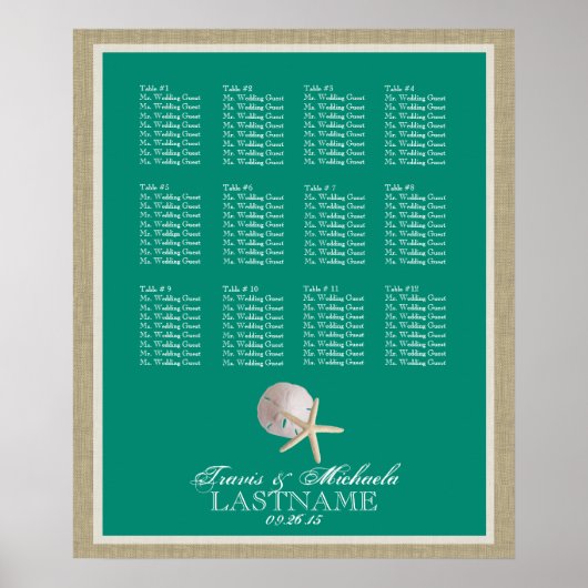 Kaart met variabele thema's met verwisselbare kleu poster (Voorkant)