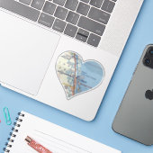 kaart met verticale bedekking sticker (Laptop met iPhone)