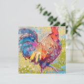 Kaart met vierkante platte notities (Staand voorkant)