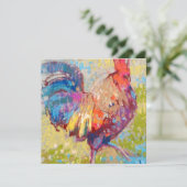 Kaart met vierkante platte notities (Staand voorkant)