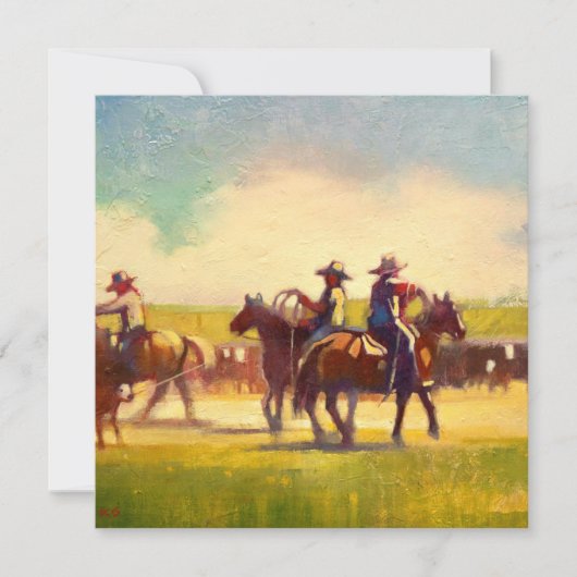 Kaart met vierkante platte notities (Voorkant)