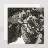 Kaart met vierkante platte notities (Voorkant / Achterkant)