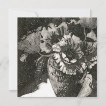 Kaart met vierkante platte notities