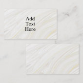 Kaart met witte en goudkleurige behuizing (Voorkant / Achterkant)