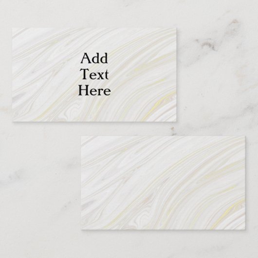 Kaart met witte en goudkleurige behuizing (Voorkant / Achterkant)