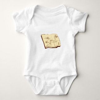 Kaart met X Tekens het Spot Woodcut Romper