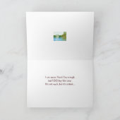 Kaart met zeilboot (Binnen)