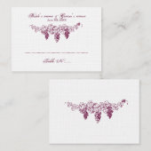 Kaart met zitplaatsen voor gasten plaatskaartje (Voorkant / Achterkant)