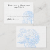 Kaart met zitplaatsen voor gasten plaatskaartje (Voorkant / Achterkant)