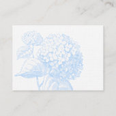 Kaart met zitplaatsen voor gasten plaatskaartje (Achterkant)