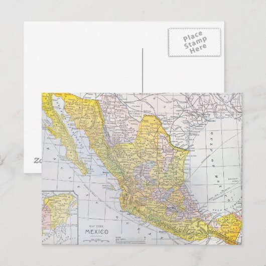 KAART: MEXICO BRIEFKAART (Voorkant / Achterkant)