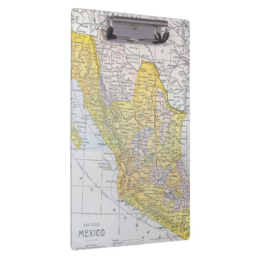 KAART: MEXICO KLEMBORD (Rechts)