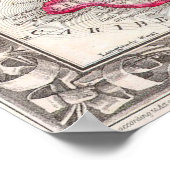 Kaart Mexico, Midden-Amerika en Caraïben (1860) Poster (Hoek)