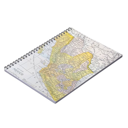 KAART: MEXICO NOTITIEBOEK (Linkerzijde)