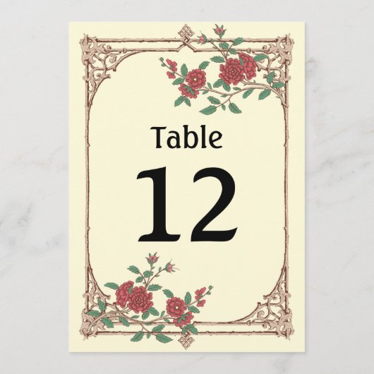 Kaart middeleeuwse Romantische wedloop (Achterkant)