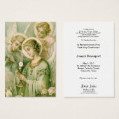 Kaart: Mijn ziel geeft de sluier af Visitekaartjes (Voorkant /achterkant)