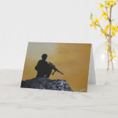 Kaart Militair Wenskaart (Gele Bloem)