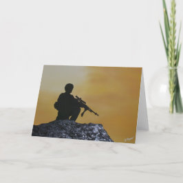 Kaart Militair Wenskaart