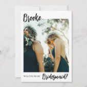 Kaart minimalistisch fotobriefvormig voorstel (Voorkant)