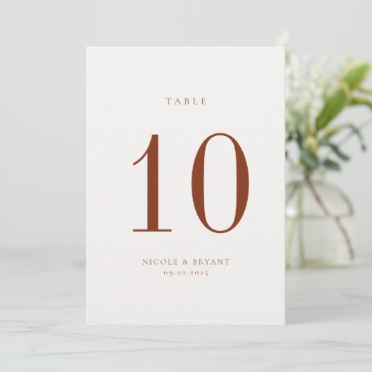 Kaart minimalistisch weddenschap (Staand voorkant)