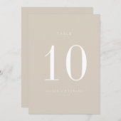 Kaart minimalistisch weddenschappen (Voorkant / Achterkant)