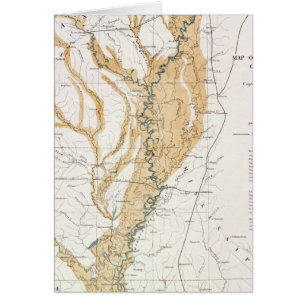 KAART: MISSISSIPPI RIVER, 1861