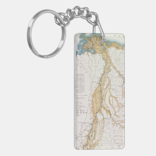 KAART: MISSISSIPPI RIVER, 1861 SLEUTELHANGER (Voorkant Links)