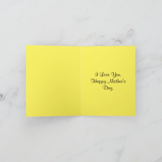 Kaart moeder en kind Moederdag (Binnen)