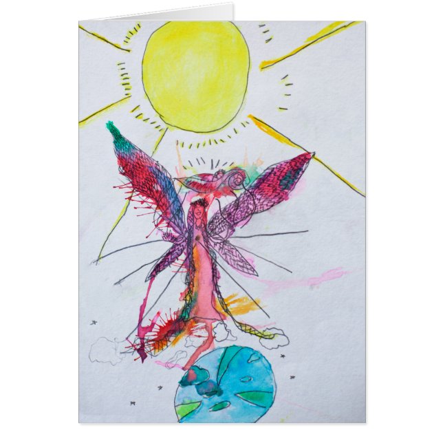 Kaart - Moeder God Creëer de geest van een Baby (Voorkant)