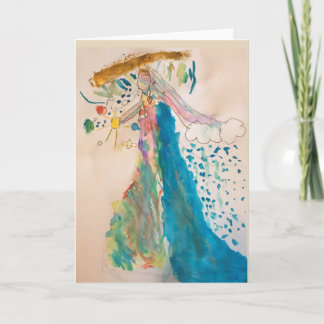 Kaart: Moeder God die het universum in stand houdt Kaart